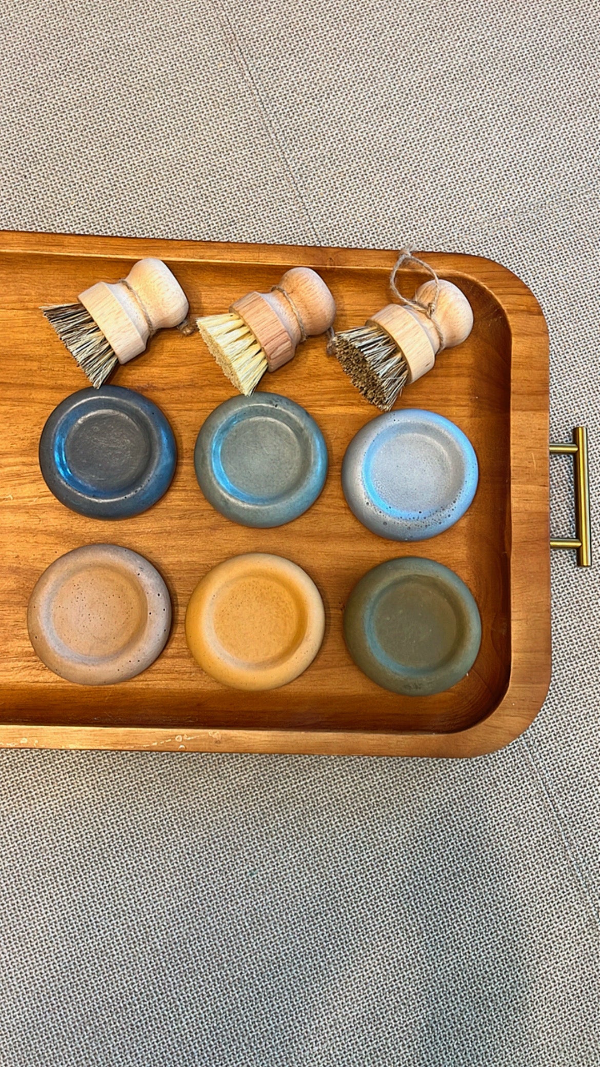wood dish scrubber