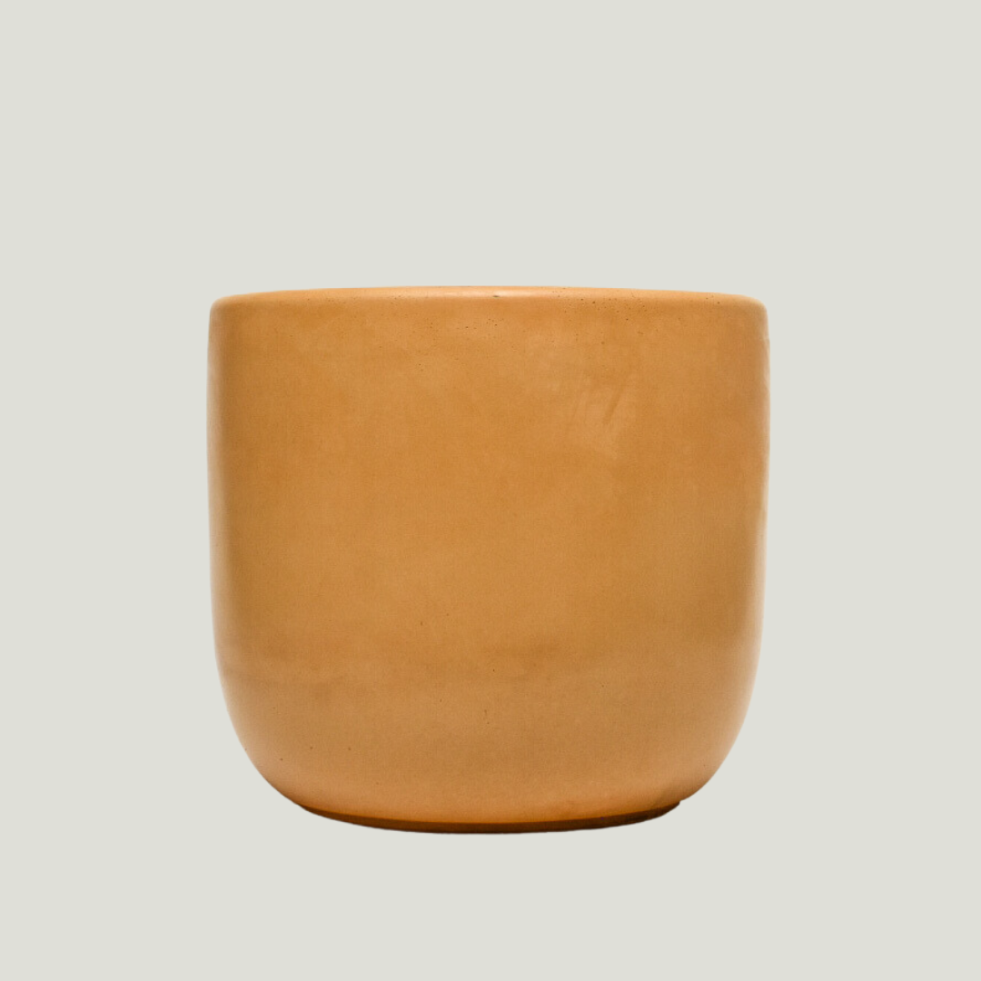 concrete terracotta pots