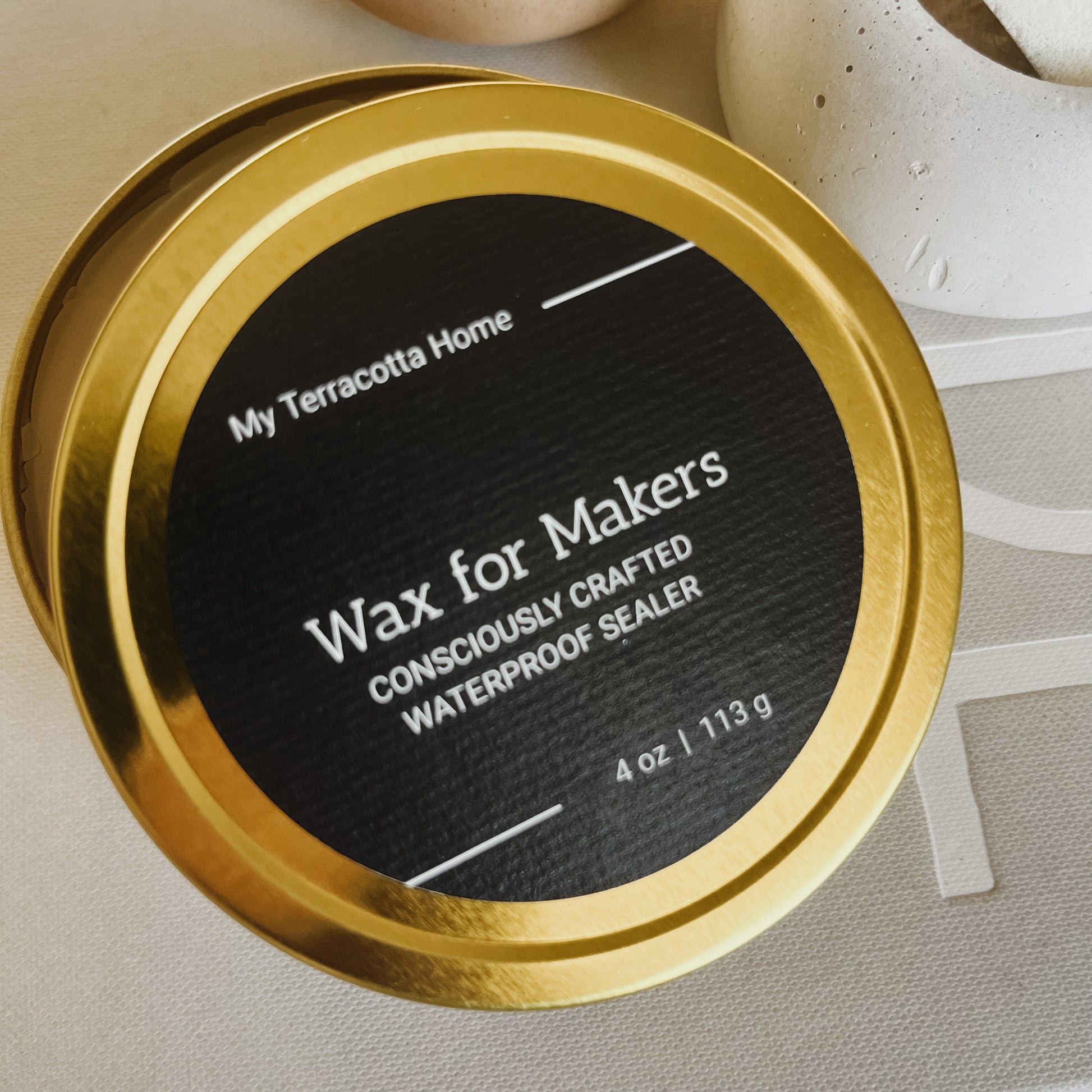 Food-grade wax sealer