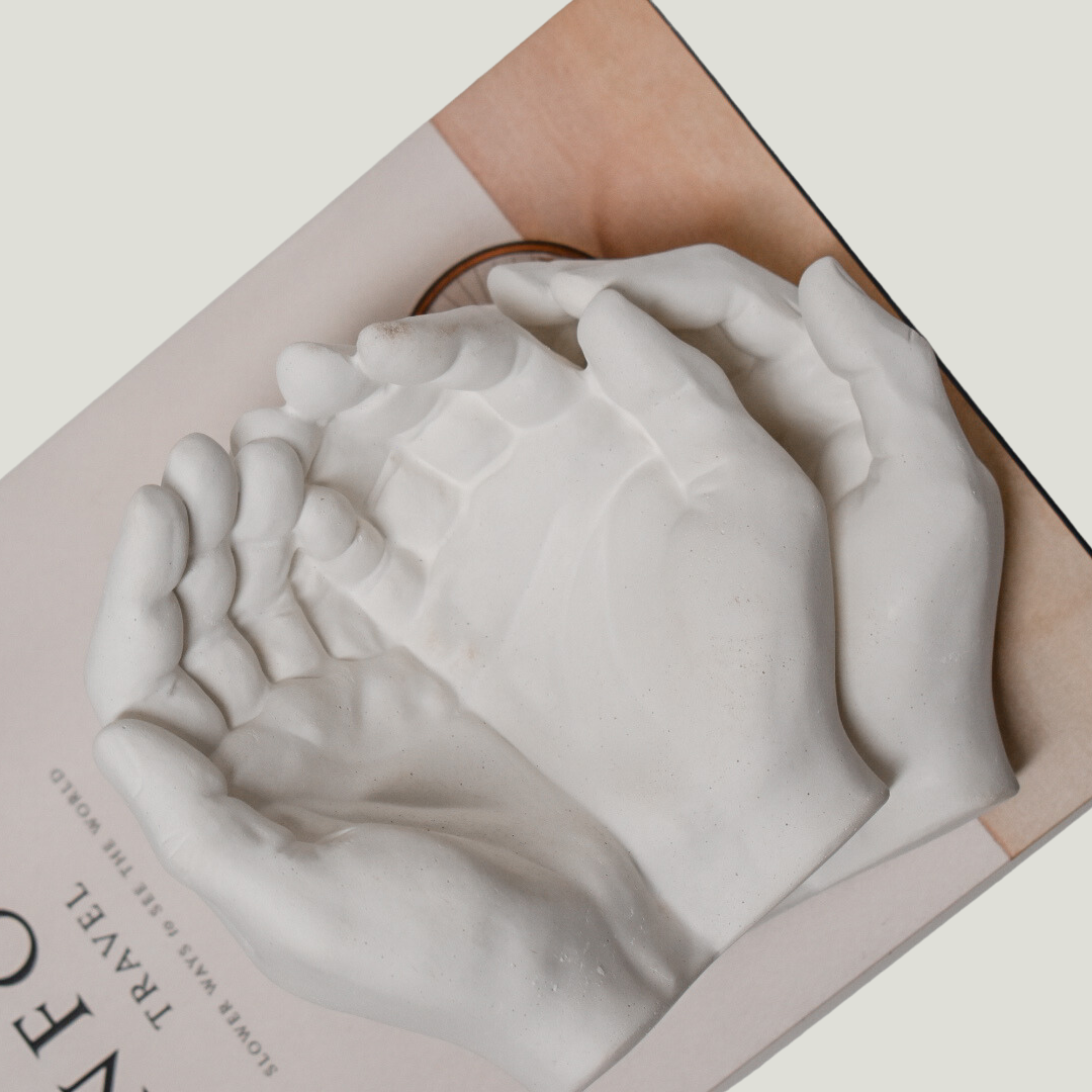 cupped hands