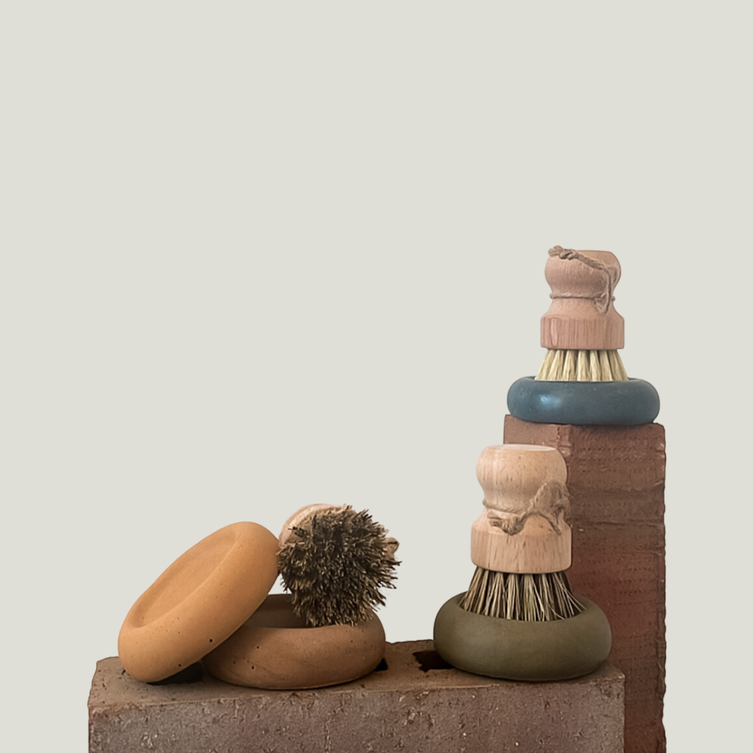 wooden dish brush