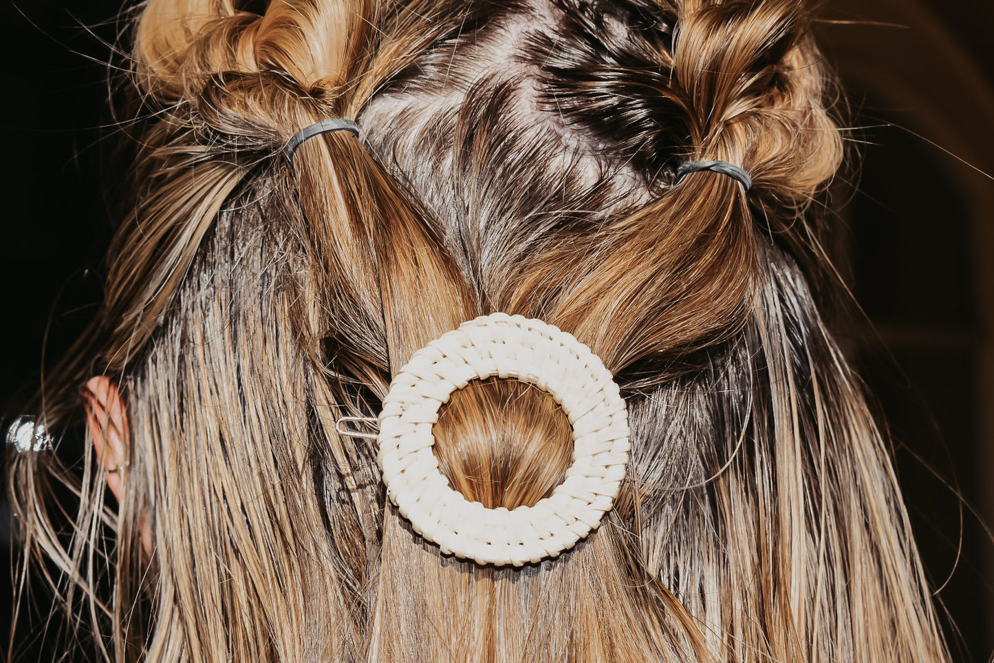 Nala Rattan Hair Clip